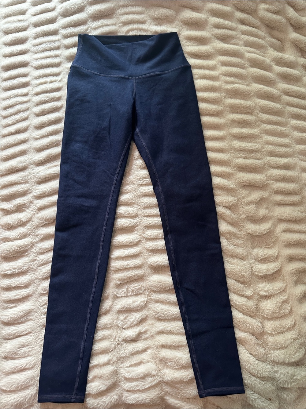 Alo Yoga Airbrush Women’s High-Waist Navy Leggings size Small